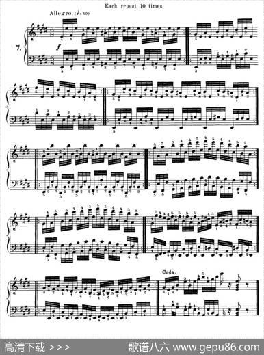 Czerny-40DailyExerciOp.337（6—10）（40首日常训练曲）|Czerny（车尔尼）