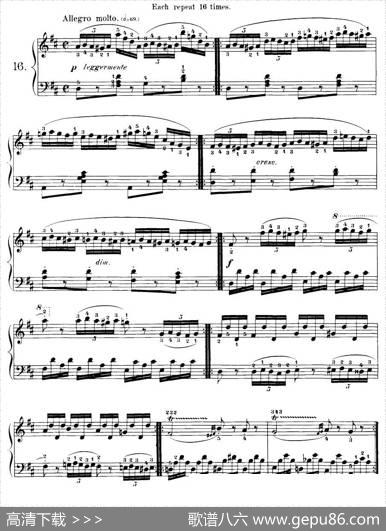 Czerny-40DailyExerciOp.337（16—20）（40首日常训练曲）|Czerny（车尔尼）