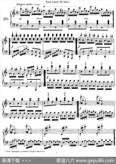 Czerny-40DailyExerciOp.337（16—20）（40首日常训练曲）|Czerny（车尔尼）