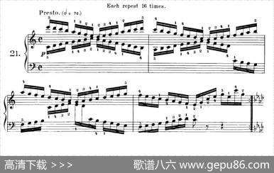 Czerny-40DailyExerciOp.337（20—25）（40首日常训练曲）|Czerny（车尔尼）