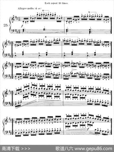 Czerny-40DailyExerciOp.337（20—25）（40首日常训练曲）|Czerny（车尔尼）