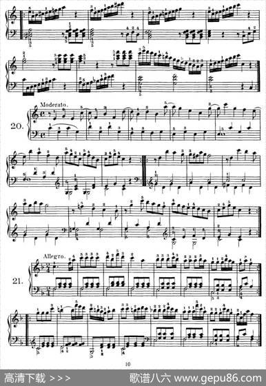 Czerny-100ProgressiveStudiesOp.139（1—21）|Czerny（车尔尼）