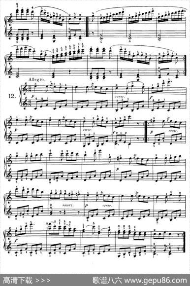 Czerny-100ProgressiveStudiesOp.139（1—21）|Czerny（车尔尼）