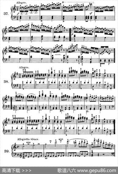 Czerny-100ProgressiveStudiesOp.139（37—46）|Czerny（车尔尼）