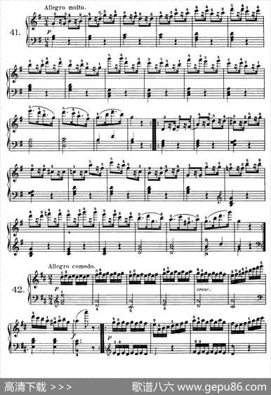 Czerny-100ProgressiveStudiesOp.139（37—46）|Czerny（车尔尼）