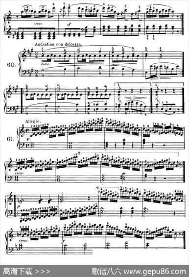 Czerny-100ProgressiveStudiesOp.139（58—68）|Czerny（车尔尼）