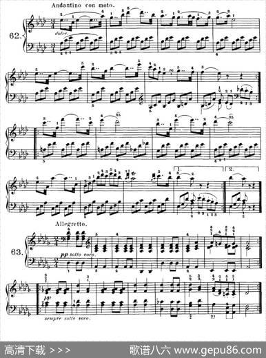 Czerny-100ProgressiveStudiesOp.139（58—68）|Czerny（车尔尼）