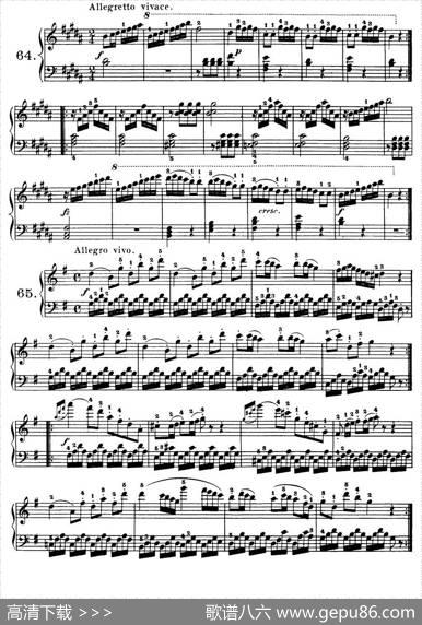 Czerny-100ProgressiveStudiesOp.139（58—68）|Czerny（车尔尼）