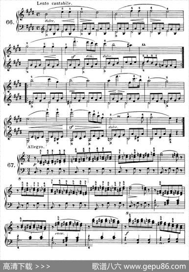 Czerny-100ProgressiveStudiesOp.139（58—68）|Czerny（车尔尼）