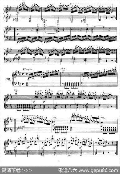 Czerny-100ProgressiveStudiesOp.139（69—77）|Czerny（车尔尼）
