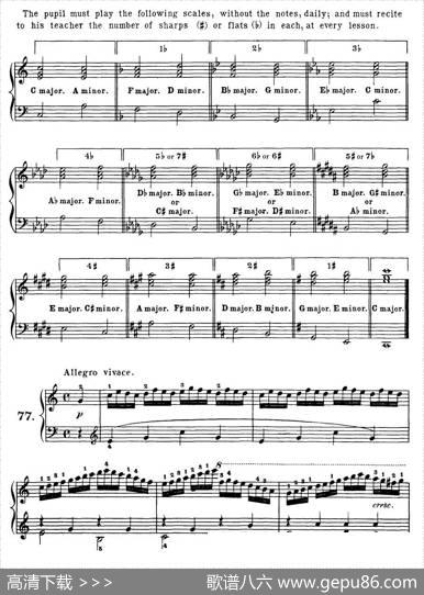 Czerny-100ProgressiveStudiesOp.139（69—77）|Czerny（车尔尼）
