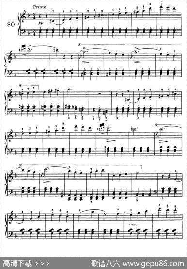Czerny-100ProgressiveStudiesOp.139（78—83）|Czerny（车尔尼）