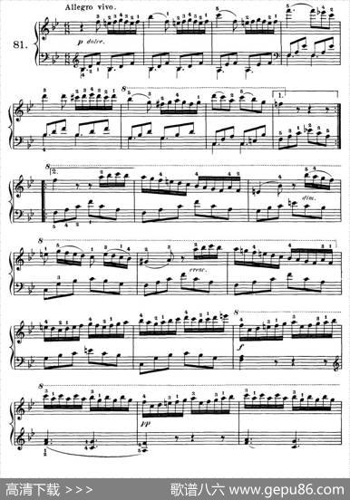 Czerny-100ProgressiveStudiesOp.139（78—83）|Czerny（车尔尼）