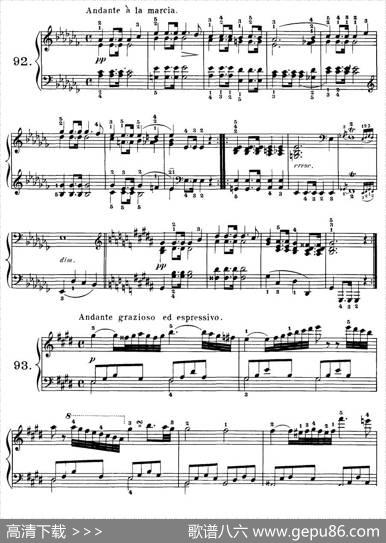 Czerny-100ProgressiveStudiesOp.139（91—100）|Czerny（车尔尼）