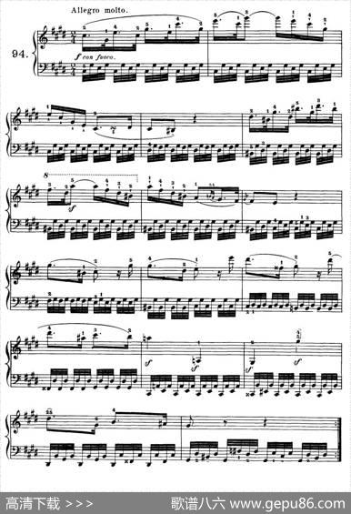 Czerny-100ProgressiveStudiesOp.139（91—100）|Czerny（车尔尼）