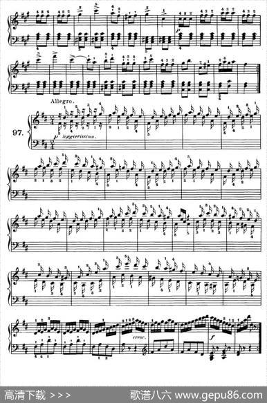 Czerny-100ProgressiveStudiesOp.139（91—100）|Czerny（车尔尼）