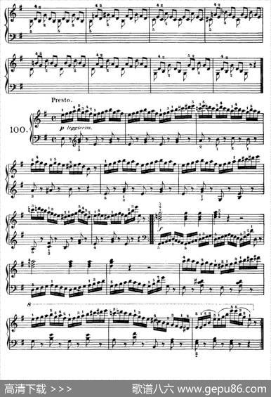 Czerny-100ProgressiveStudiesOp.139（91—100）|Czerny（车尔尼）