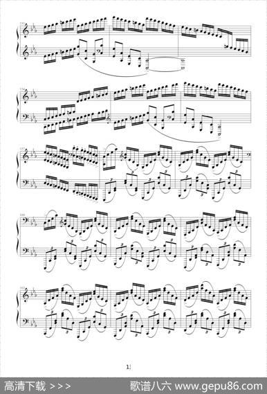 c小调练习曲（9632587410作曲版）|9632587410