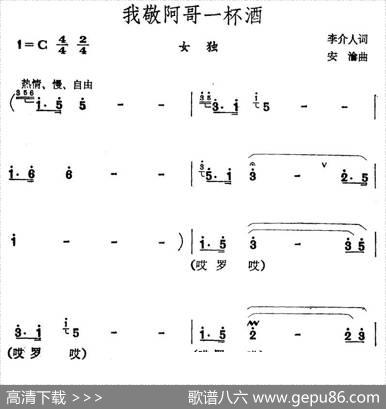 我敬哥哥一杯酒 - 李介人|安沦