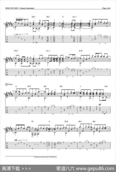 tommyemmanuel：sincewemet（指弹吉它）
