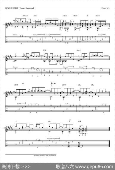 tommyemmanuel：sincewemet（指弹吉它）