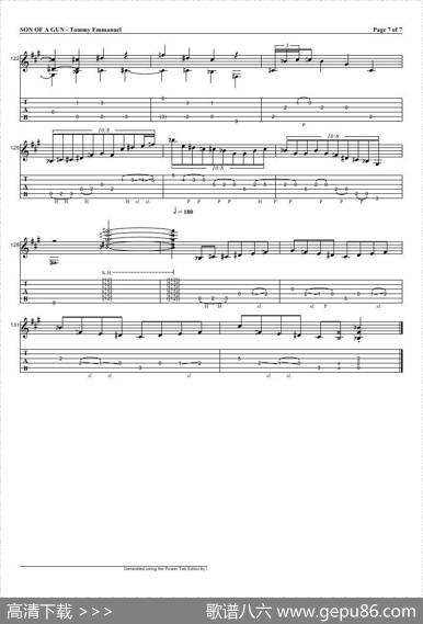 tommyemmanuel：sonofagun（指弹吉它）