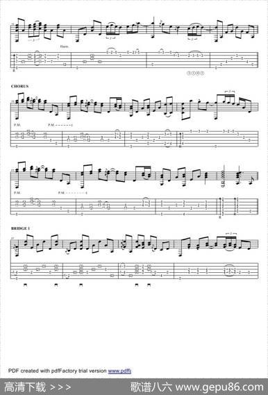 tommyemmanuel：tahitianskieswithscore（指弹吉它）