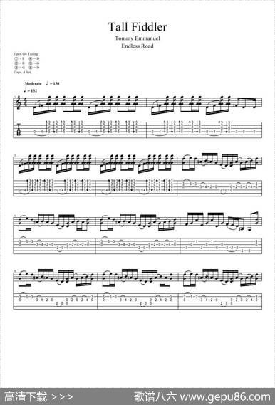 tommyemmanuel：tallfiddler（指弹吉它）