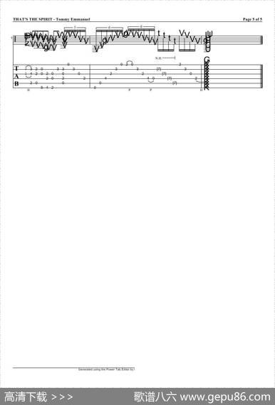 tommyemmanuel：thatsthespirit（指弹吉它）