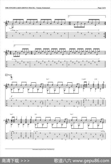 tommyemmanuel：thefingerlakes（指弹吉它）