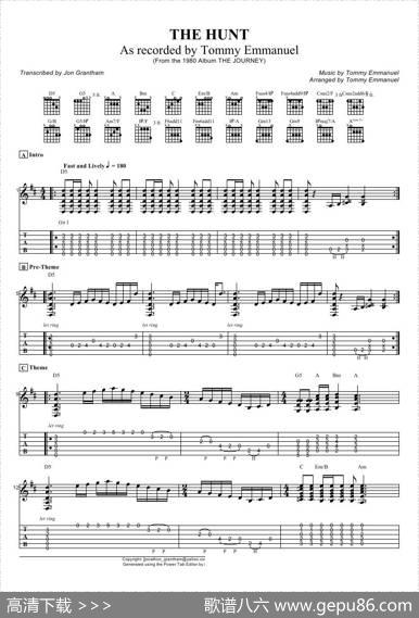 tommyemmanuel：thehunt（指弹吉它）