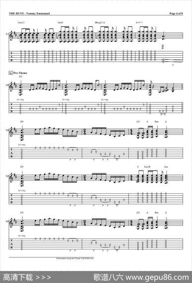 tommyemmanuel：thehunt（指弹吉它）