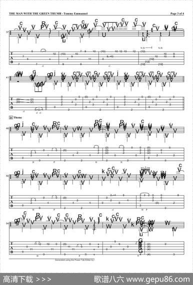 tommyemmanuel：themanwiththegreenthumbversion2（指弹吉它）