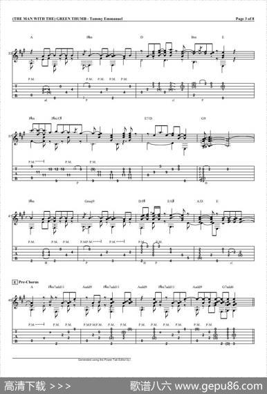 tommyemmanuel：themanwiththegreenthumb（指弹吉它）
