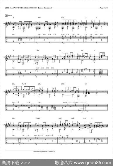 tommyemmanuel：themanwiththegreenthumb（指弹吉它）