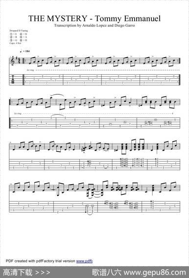 tommyemmanuel：themystery2（指弹吉它）