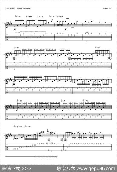 tommyemmanuel：therobin（指弹吉它）