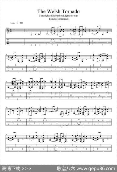 tommyemmanuel：thewelshtornado（指弹吉它）