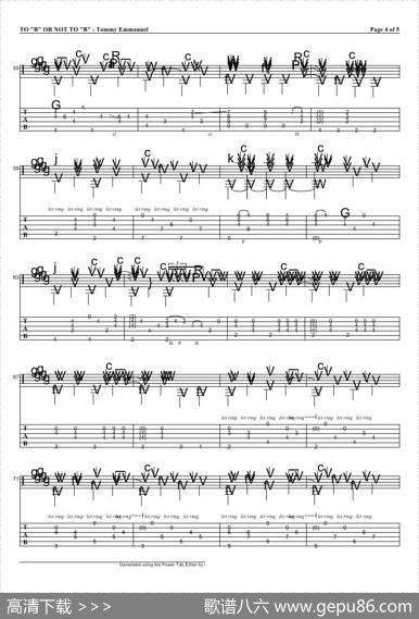 tommyemmanuel：tobornottob（指弹吉它）