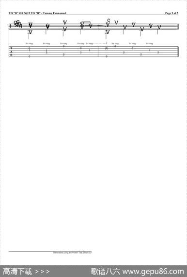 tommyemmanuel：tobornottob（指弹吉它）