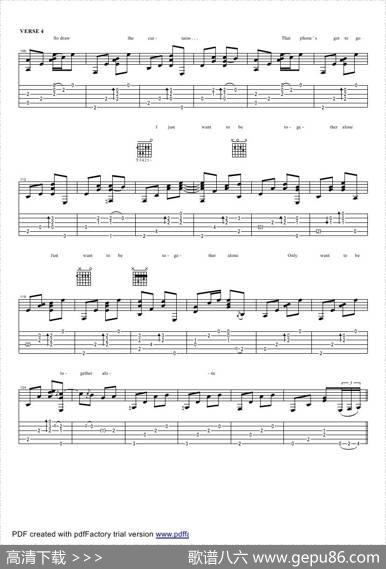 tommyemmanuel：togetheralone（指弹吉它）