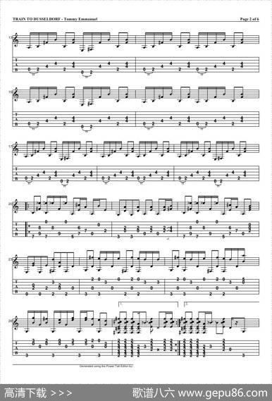 tommyemmanuel：traintodusseldorf（指弹吉它）