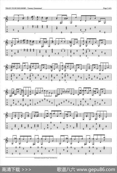 tommyemmanuel：traintodusseldorf（指弹吉它）