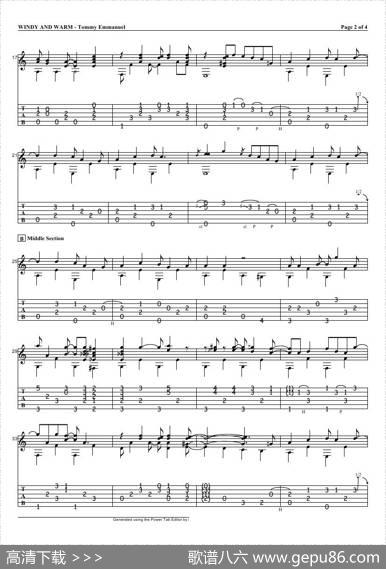 tommyemmanuel：windyandwarm（指弹吉它）