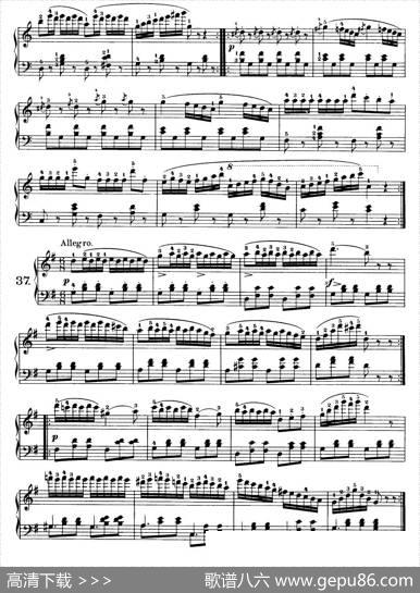 OneHundredandTenEasyandProgressiveExercisesOp.453（车尔尼110首简易练习曲31——40）|车尔尼