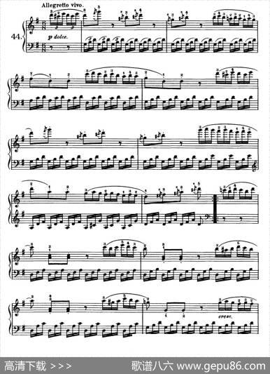 OneHundredandTenEasyandProgressiveExercisesOp.453（车尔尼110首简易练习曲41——51）|车尔尼