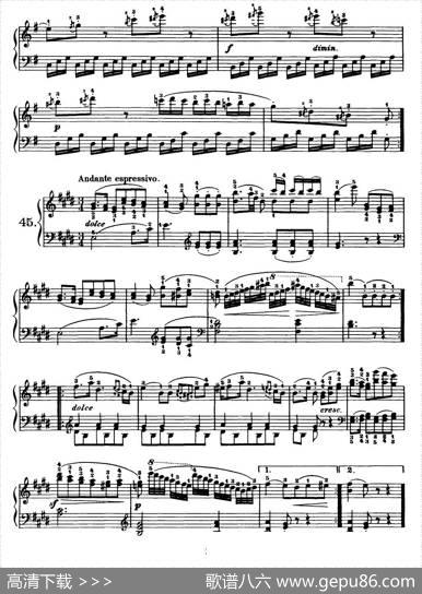 OneHundredandTenEasyandProgressiveExercisesOp.453（车尔尼110首简易练习曲41——51）|车尔尼