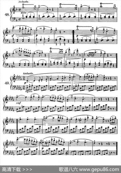 OneHundredandTenEasyandProgressiveExercisesOp.453（车尔尼110首简易练习曲41——51）|车尔尼