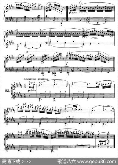 OneHundredandTenEasyandProgressiveExercisesOp.453（车尔尼110首简易练习曲90——100）|车尔尼
