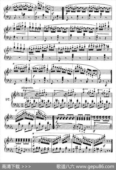 OneHundredandTenEasyandProgressiveExercisesOp.453（车尔尼110首简易练习曲90——100）|车尔尼
